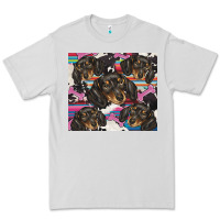 Dove Grey dachshund Premium Tee - BarkalooDesign