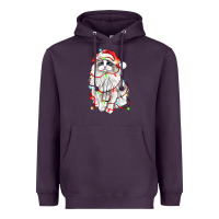 Plum christmas ragdoll cat Heavyweight Hoodie - LillyAllenDesigns