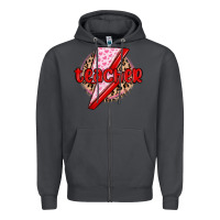 Smoke teacher lightning bolt valentines day Zipper Hoodie - MaliasSmallBusiness