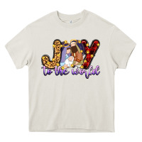 Cream joy to the world Heavy Core Tee - Zillion Design Studio