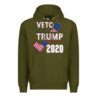 Army Green Veto Trump 2020 Premium Hoodie - Bettercallsaul