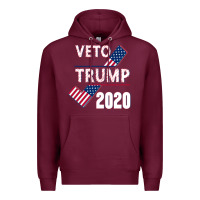 Burgundy Veto Trump 2020 Premium Hoodie - Bettercallsaul