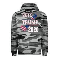 Slate Camo Veto Trump 2020 Premium Hoodie - Bettercallsaul