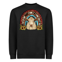 Black charolais  rainbow Heavyweight Sweatshirt - JahusDesignShop