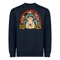Navy charolais  rainbow Heavyweight Sweatshirt - JahusDesignShop