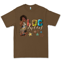Cacao afro woman loc queen Premium Tee - texasbilliewilder