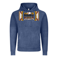 Vintage Denim leopard baseball mom 16oz libbey glass Vintage Hoodie - HRA Design Shop