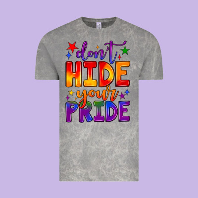 Don't Hide Your Pride Vintage Tee Designed By Jahusdesignshop