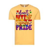 Vintage Mustard don't hide your pride Vintage Tee - JahusDesignShop