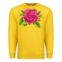 Lemon Perfume Delight Rose Premium Sweatshirt - LillyAllenDesigns