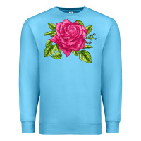 Ocean Blue Perfume Delight Rose Premium Sweatshirt - LillyAllenDesigns