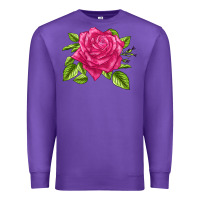 Purple Perfume Delight Rose Premium Sweatshirt - LillyAllenDesigns