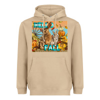 Mushroom Hello Fall Heavyweight Hoodie - LillyAllenDesigns