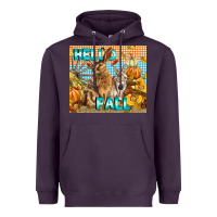 Plum Hello Fall Heavyweight Hoodie - LillyAllenDesigns