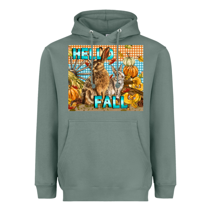 Hello Fall Heavyweight Hoodie by LillyAllenDesigns | Teevron