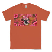 Copper easter heifer with bunny ears and glasses license plate Classic Tee - Artiststas