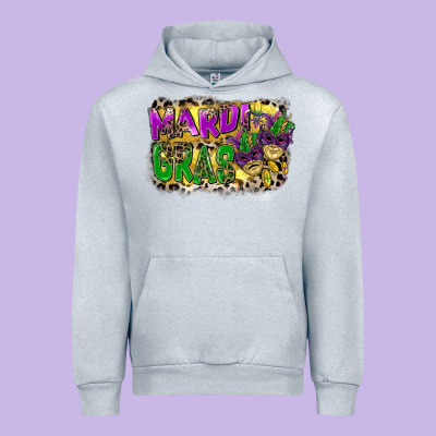 Mardi Gras Urban Hoodie Designed By Cowgirlartshop