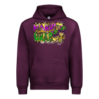 Mauve Wine mardi gras Urban Hoodie - CowGirlArtShop