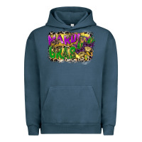 Pigment Midnight Navy mardi gras Urban Hoodie - CowGirlArtShop