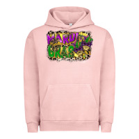 Pigment Salmon mardi gras Urban Hoodie - CowGirlArtShop