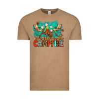 Vintage Coffee life is better by the campfire Vintage Tee - AdoDesignShop