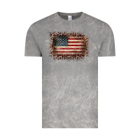 Cloud Rock Old Leopard American Flag Frame Vintage Tee - Bettercallsaul