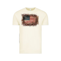 Vintage Arctic Old Leopard American Flag Frame Vintage Tee - Bettercallsaul