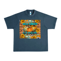 Midnight Navy hello pumpkin season tumbler Urban Heavy Tee - Artiststas