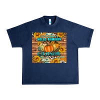 Navy hello pumpkin season tumbler Urban Heavy Tee - Artiststas