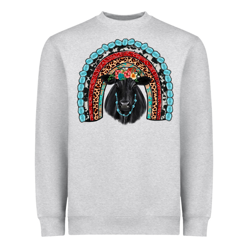 Black Angus  Rainbow Heavyweight Sweatshirt by JahusDesignShop | Teevron