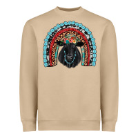 Mushroom black angus  rainbow Heavyweight Sweatshirt - JahusDesignShop