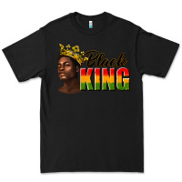 Black afro man black king Premium Tee - texasbilliewilder