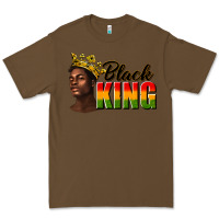Cacao afro man black king Premium Tee - texasbilliewilder
