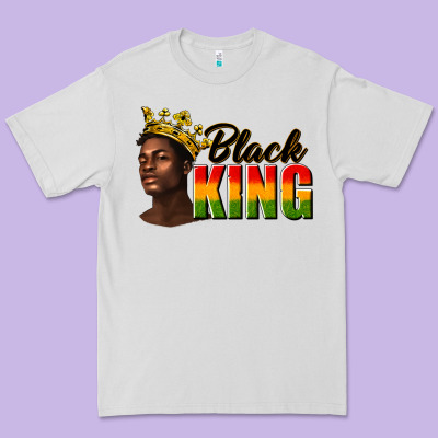 Premium Tee afro man black king