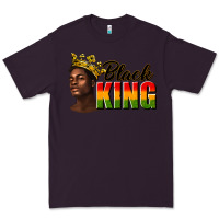 Plum afro man black king Premium Tee - texasbilliewilder