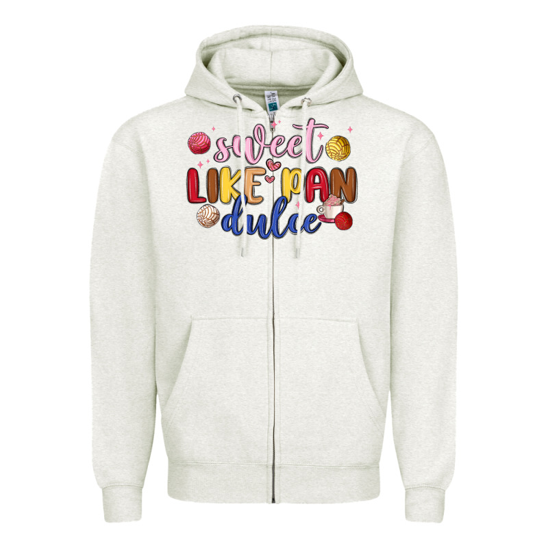 Sweet Like Pan Dulce Zipper Hoodie by MaliasSmallBusiness | Teevron