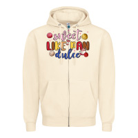 Sandshell sweet like pan dulce Zipper Hoodie - MaliasSmallBusiness