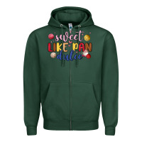 Sports Green sweet like pan dulce Zipper Hoodie - MaliasSmallBusiness