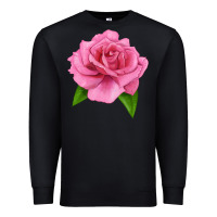 Black Perfume Delight Rose Premium Sweatshirt - LillyAllenDesigns
