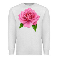 Oatmeal Heather Perfume Delight Rose Premium Sweatshirt - LillyAllenDesigns