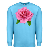 Ocean Blue Perfume Delight Rose Premium Sweatshirt - LillyAllenDesigns