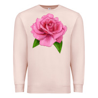 Pale Pink Perfume Delight Rose Premium Sweatshirt - LillyAllenDesigns