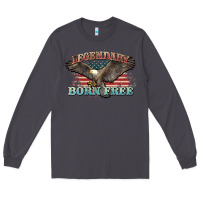 Smoke legendary born free eagle Long Sleeve Tee - NancyCooperArtShop