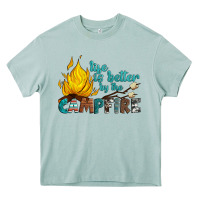 Arona life is better by the campfire Heavy Core Tee - Artiststas
