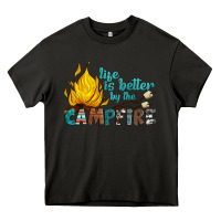 Asphalt life is better by the campfire Heavy Core Tee - Artiststas