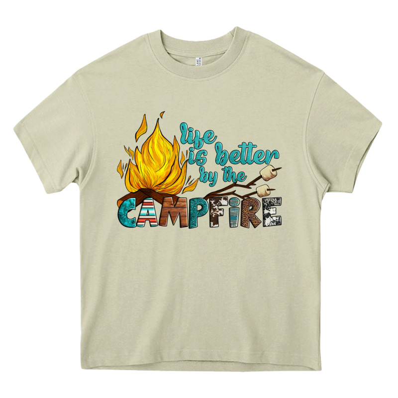 Life Is Better By The Campfire Heavy Core Tee by Artiststas | Teevron