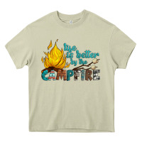 Mossy life is better by the campfire Heavy Core Tee - Artiststas