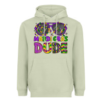 Matcha mardi gras celebration design Heavyweight Hoodie - LillyAllenDesigns