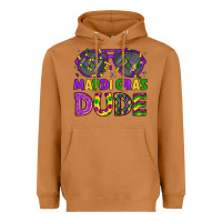Meerkat mardi gras celebration design Heavyweight Hoodie - LillyAllenDesigns