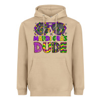 Mushroom mardi gras celebration design Heavyweight Hoodie - LillyAllenDesigns